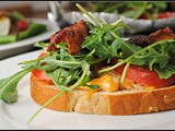 Open-Faced Pimiento Cheese BLTs