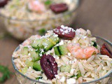 Orzo Salad With Shrimp and Feta + Weekly Menu