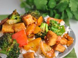Quick Veggie Tofu Stir Fry + Weekly Menu