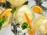 Rosemary Ginger Coconut Water Mocktail