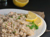 Salmon, Dill, and Lemon Risotto