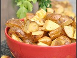 Salt and Vinegar Roasted Potatoes + Weekly Menu