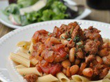 Sausage, Cannellini, and Tomato Ragout + Weekly Menu