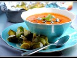 Spicy Blue Cheese and Tomato Soup