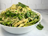 Spring Orzo Salad with Pesto Vinaigrette
