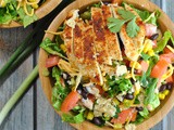 Tex-Mex Chicken Chopped Salads + Weekly Menu