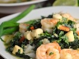 Thai Green Curry with Shrimp, Scallops, and Kale