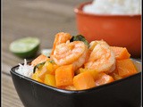 Thai Red Curry with Shrimp and Mango
