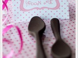 Chocolate Spoons + free printable