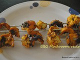 Barbecue Mushroom Recipe , how to make bbq mushroom at home