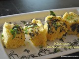 Khaman Dhokla recipe,how to make Khaman dhokla without fruitsalt