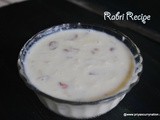 Rabri recipe, how to make rabdi or rabri at home | indian sweets