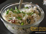 Quick Ghee Raisins Pulao recipe,how to make dryfuit pulao