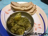 Recipe : Hari chutneywale aloo /potato in mint coriender Gravy
