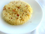 Couscous Upma & My Guest Post For Siri