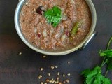 Kollu Paruppu Masiyal/Kongunadu Kollu Masiyal/Mashed Horsegram