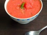 Watermelon Gazpacho/Vegan Spanish Watermelon Soup ~~ Spanish Cuisine