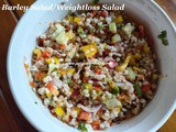 Barley Salad/Healthy Weight Loss Barley Salad/Summer Special Barley Salad