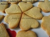 Biscuit Sablés/Eggless French Shortbread Biscuits