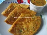 Carrot Chapathi