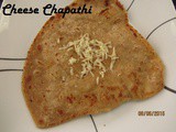 Cheese Chapati/Triangle Cheese Chapati/Grated Cheese Chapati