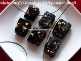 Chocolate Burfi Recipe/Chocolate Burfi Recipe with Milk Powder/Chocolate Milk Powder Burfi Recipe/Easy Chocolate Burfi –Quick Diwali Sweet with step by step photos