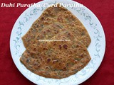 Dahi Paratha Recipe/Curd Paratha Recipe/How to make Dahi Paratha with step by step photos
