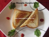 Egg Masala Sandwich/Indian Style Boiled Egg Masala Sandwich-How to make Egg Masala Sandwich