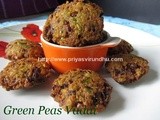 Green Peas Vadai/Dried Green Peas Vada/Pacchai Patani Vadai