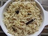 Jeera Rice/How to make Jeera Rice/Cumin Rice/Jeeraga Sadham