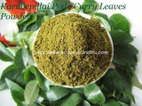 Karuvepillai Podi/Curry Leaves Powder