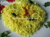 Lemon Sevai with Idiyappam sticks
