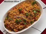 Mexican Rice Recipe/Spanish Rice Recipe/Mexican Rice Recipe – Method 2/One pot Meal-Mexican Rice with step by step photos