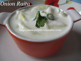 Onion Raita/Vengaya Pachadi