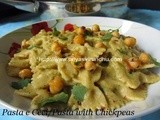 Pasta with Chickpeas/Pasta e Ceci – Indian Version [Vegetarian]