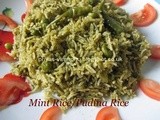 Pudina Rice/Mint Rice