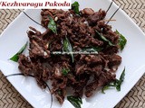 Ragi Pakoda Recipe/Finger Millet Pakora Recipe/Ragi Onion Pakoda/Kezhvaragu Vengaya Pakoda/How to make Ragi Pakoda with step by step photos