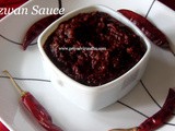 Schezwan Sauce Recipe/Homemade Schezwan Sauce Recipe/How to make Schezwan Sauce with step by step photos