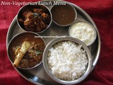 South Indian Lunch Menu Idea -17/Lunch Menu Ideas/Simple Non-Vegetarian Lunch Menu Idea