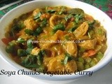 Soya Chunks Vegetable Curry