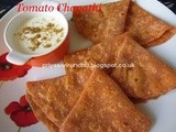 Tomato Chapathi/Thakkali Chapathi[Spicy & Tangy]