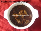 Vadu Maangai Oorgai Recipe/Maavadu/Vadu Maangai/Raw Baby Mango Pickle/How to make Vadu Maangai Oorgai with step by step photos