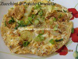 Zucchini & Potato Egg Omelette