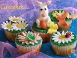 Cupcakes (senza burro) per la primavera e la Pasqua