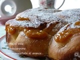 Torta di rose al mascarpone con marmellata di arance (ricetta con pasta madre) e tanti auguri a me! ^_