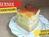 Sernik z brzoskwiniami na biszkopcie Siostry Anastazji