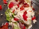 Iceberg Wedge with Blue Cheese Dressing