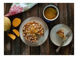 Almond-Mango Curd Cake
