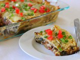 Guest Post – Mexican Lasagna with Spinach, Mushroom, and Caramelized Onion