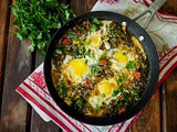 Lentil and Spinach Shakshuka